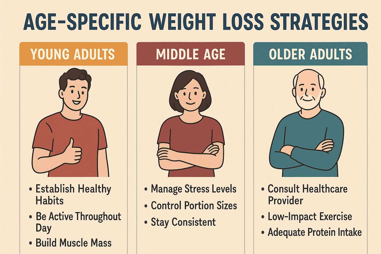 Age Specific Strategies from Nutritionist